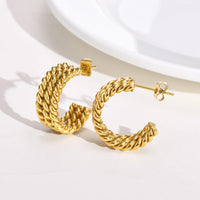 Twisted Rope Hoops