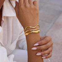 Wave Cuff Bracelet