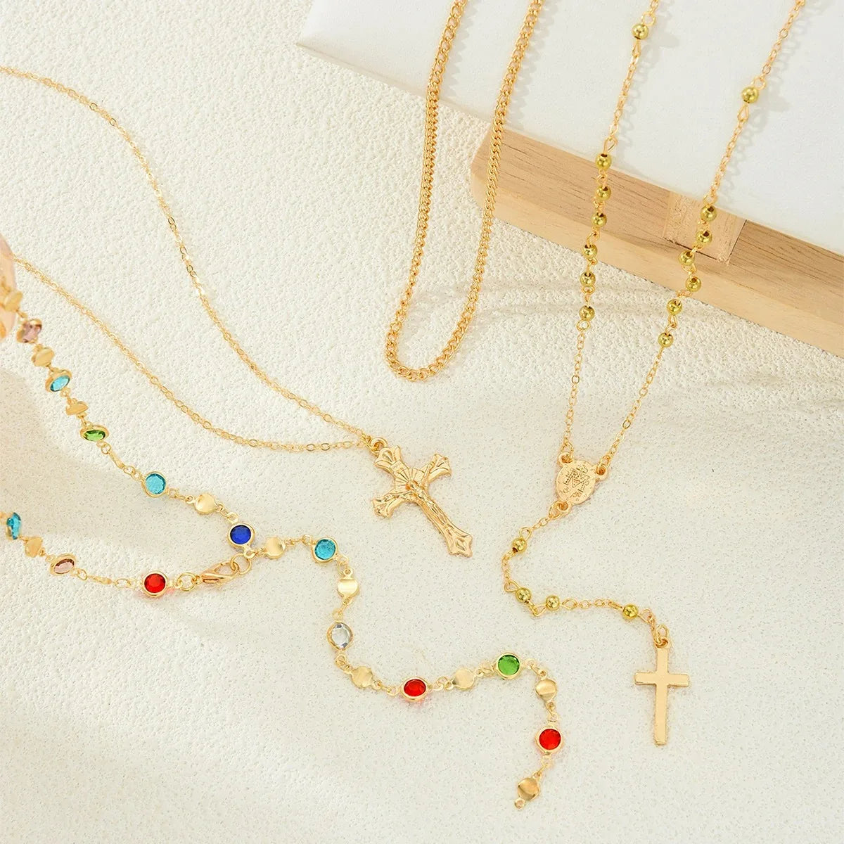Crystal Cross Necklace