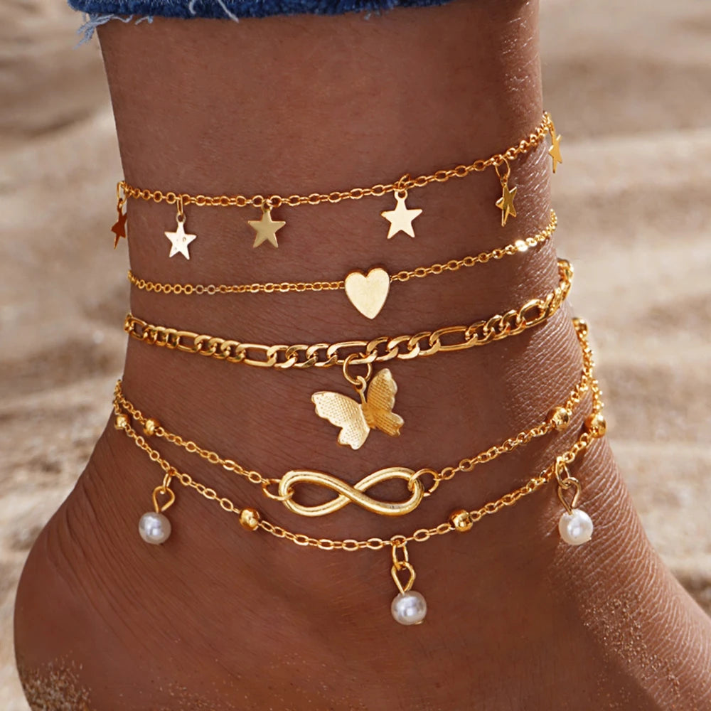 Infinite Charm Anklet Set
