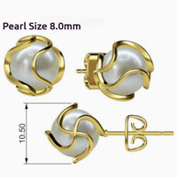 The Pearl Stud Earrings