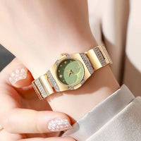 Luxury Rhinestone Women Watches Fashion Small Dial Steel Strap Quartz Wristwatches for Girls Clock Reloj Mujer Relogio Feminino