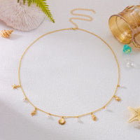Pearl Starfish Waist Chain