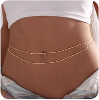 Layered Gold Waist Chain