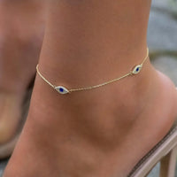 Adjustable Dainty Non Tarnish Summer Beach Jewelry Gift, Anklets for Women Gold Plated Ankle Bracelets Waterproof Boho Anklets