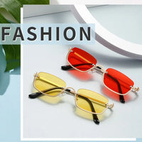 Small Square Sunglasses Metal