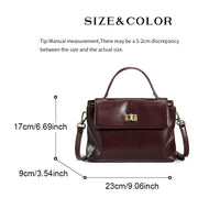 Top Handle Crossbody Bag Oil
