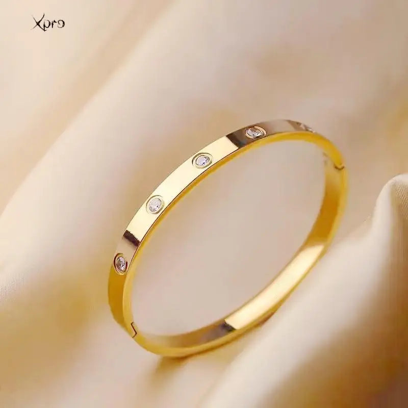 Bracelets Woman Bangles for Woman Golden Love
