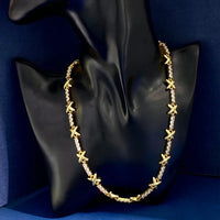 Zircon X-Link Necklace
