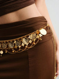 Sequined Bohemian Waist Chain