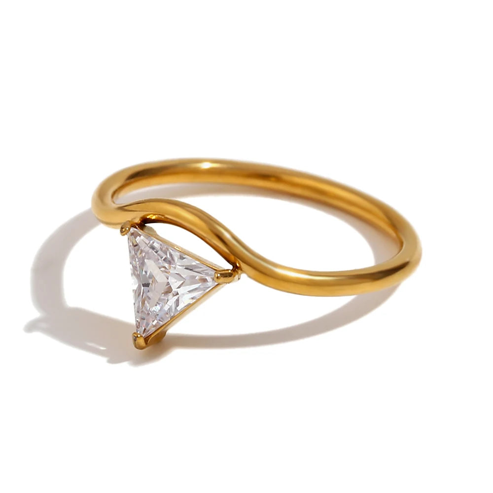 Dainty Zircon Ring