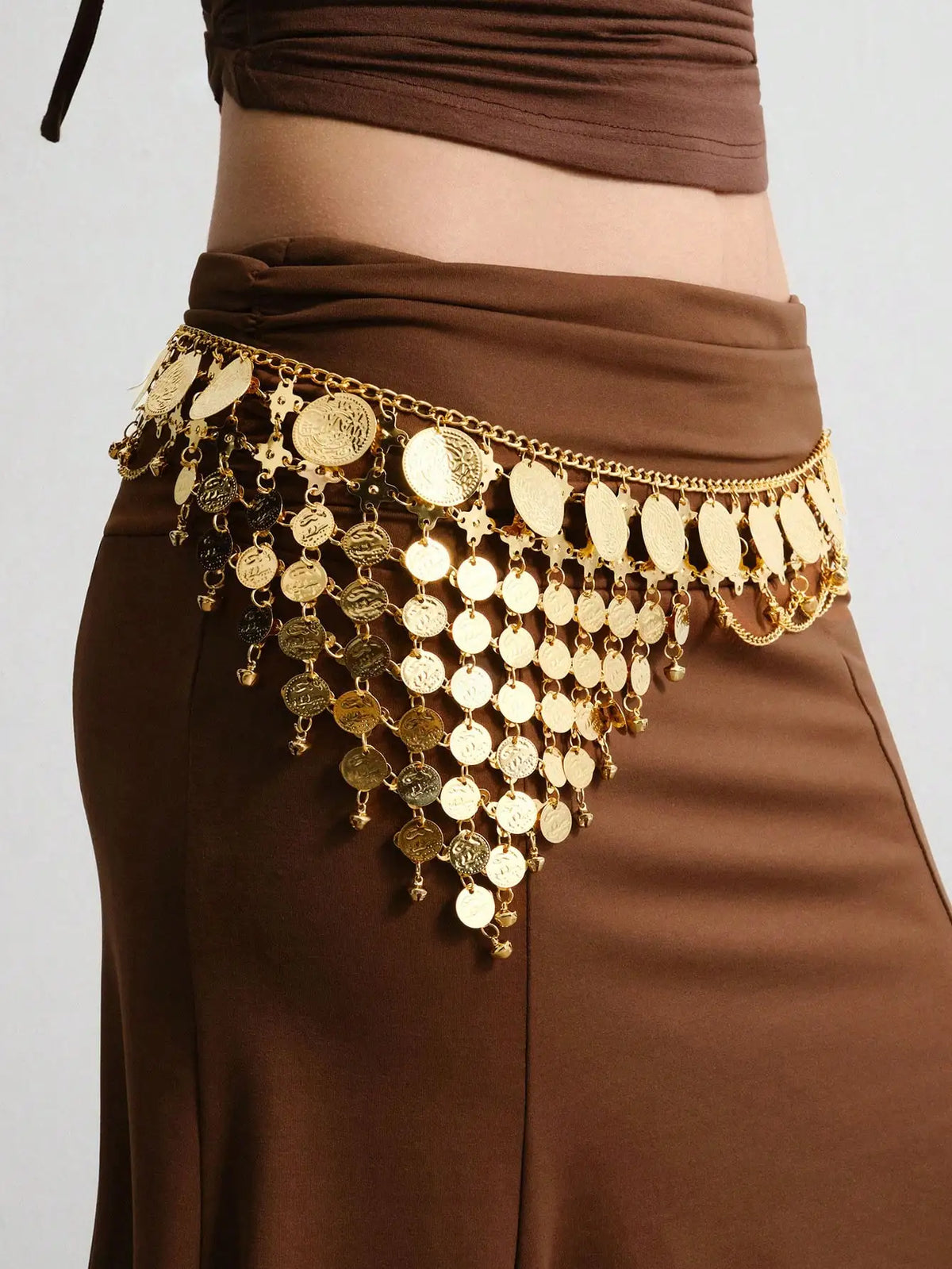 Sequined Bohemian Waist Chain