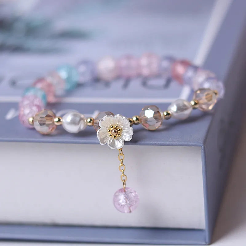 Shell Flower Beaded Bracelet