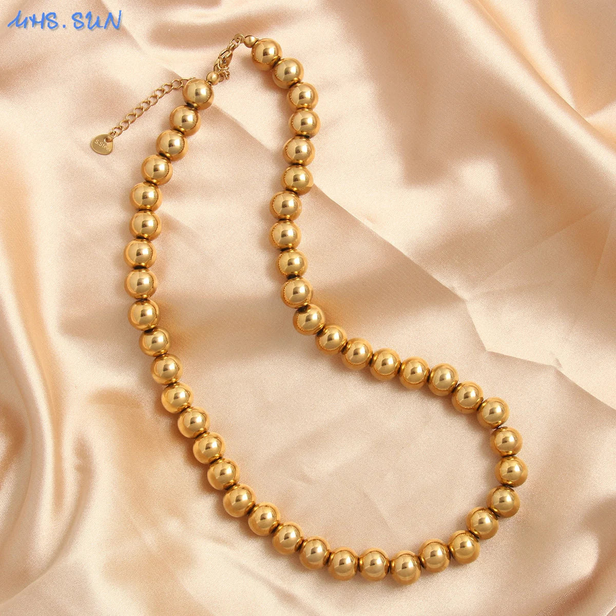 Gold Beaded Necklace
