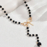 White Color Beads Necklace Gift