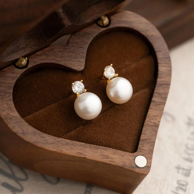 Freshwater Pearl Stud Earrings