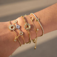 Moon Star Sun Bracelet
