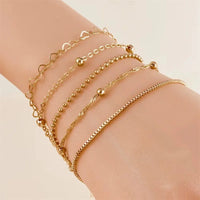 Chain Set Layered Necklace Combination