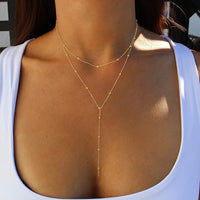 Long Tassel Dangle Choker