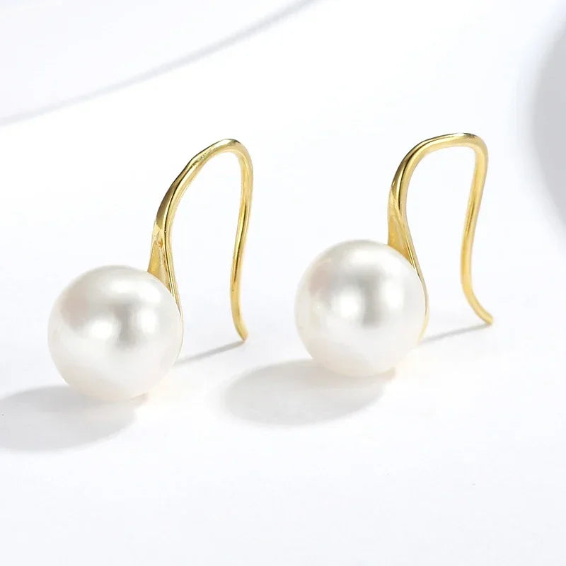Freshwater Pearl Round Earrings