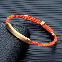 Rope Customize Id Bracelet