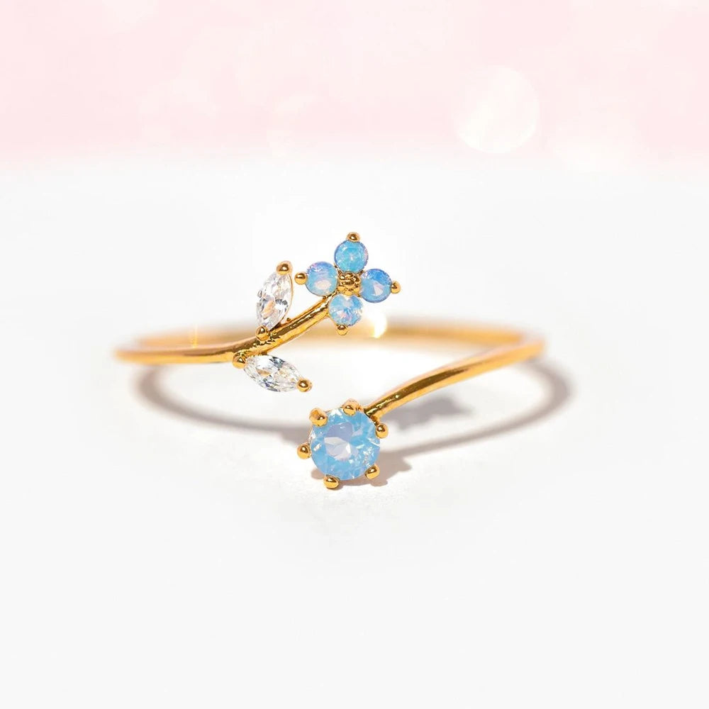 Bloom Zircon Ring