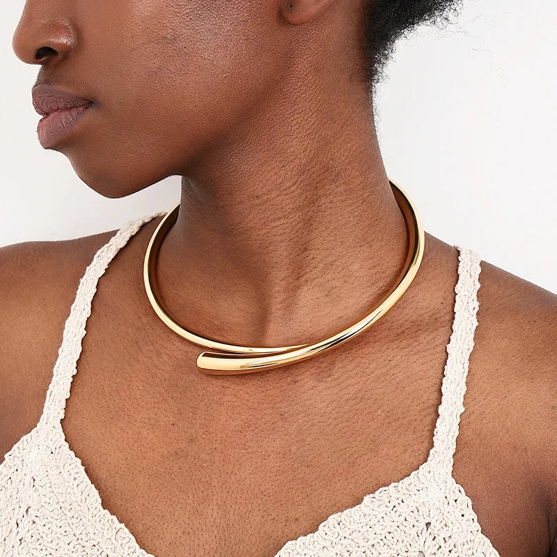 Sculptural Collar Necklace