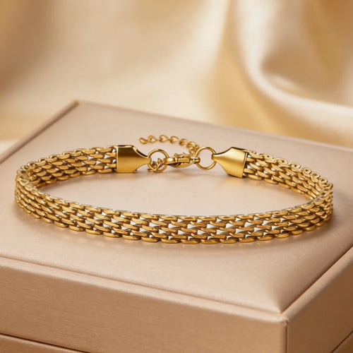 18K Gold-Plated Thick Chain Anklet