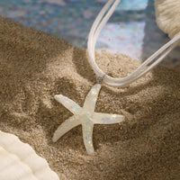 y2k Large Resin Starfish Pendant Necklace for Women Trendy Summer Beach Vacation Jewelry on Neck 2023 Fashion Accessories Female