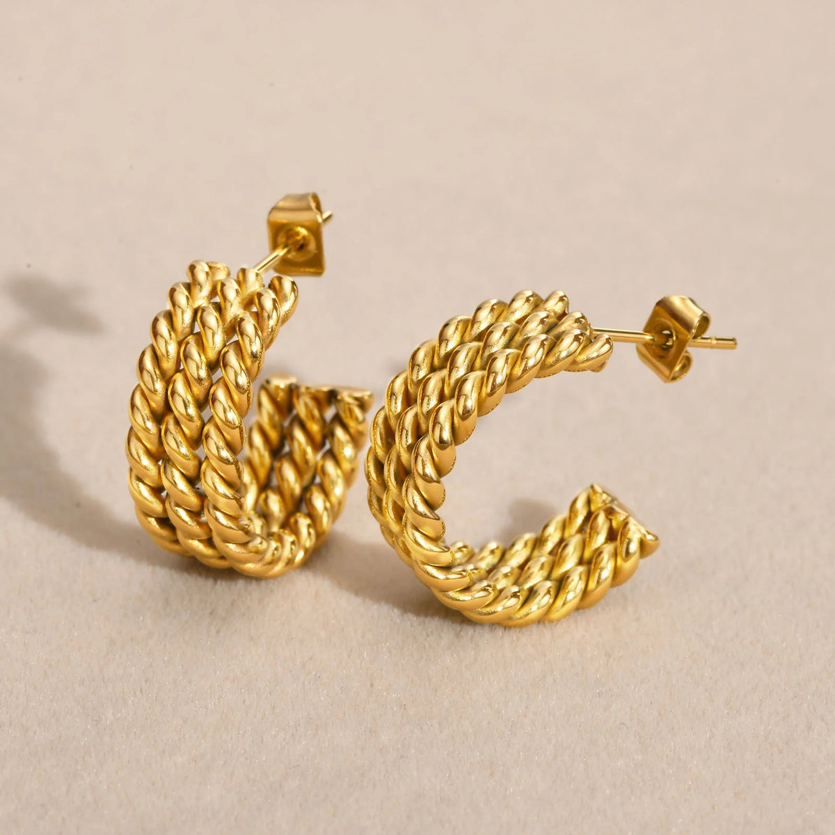 Twisted Rope Hoops