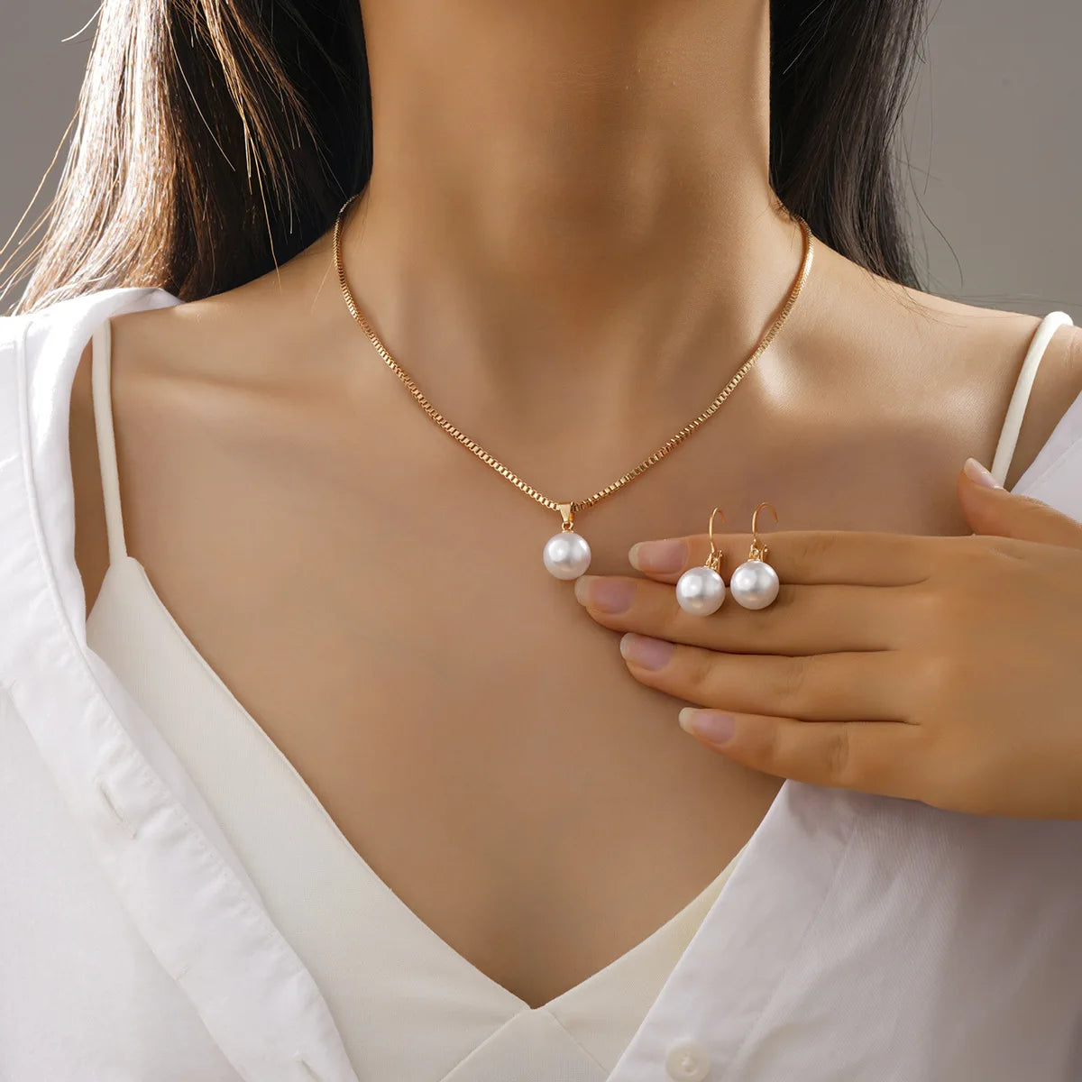 Faux Pearl Set