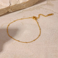 Beaded Charm Anklet