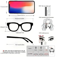 1PCS Unisex Y2K Ultra-Light Retro Glasses, Suitable for Daily Wear, Parties and Back-to-School Gifting.