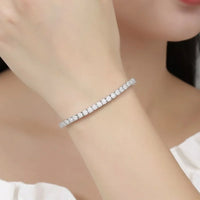 Crystal Tennis Bracelet Chain Jewelry