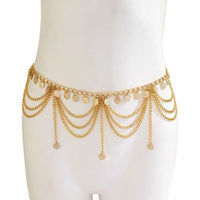 Pearl Tassel Heart Waist Chain