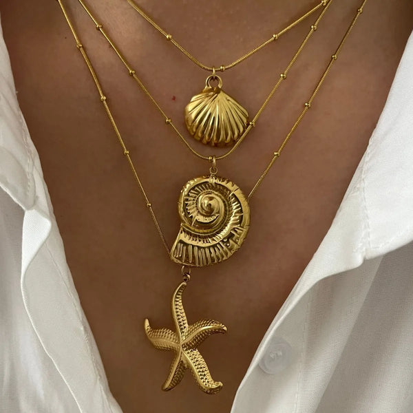 Pendant Necklaces Chain Choker Beach
