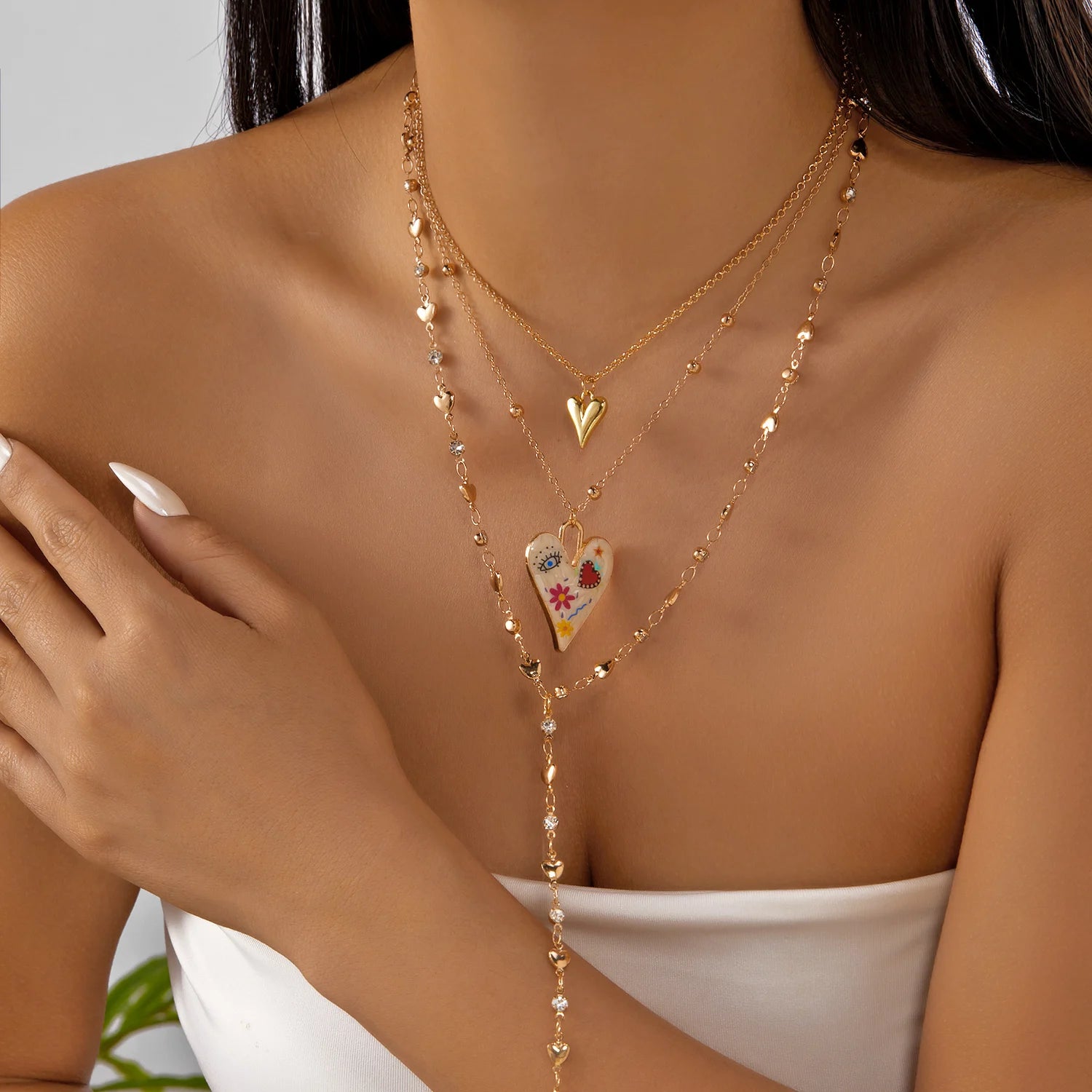 Crystal Heart Necklace