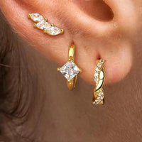 Zircon Hoop Trio
