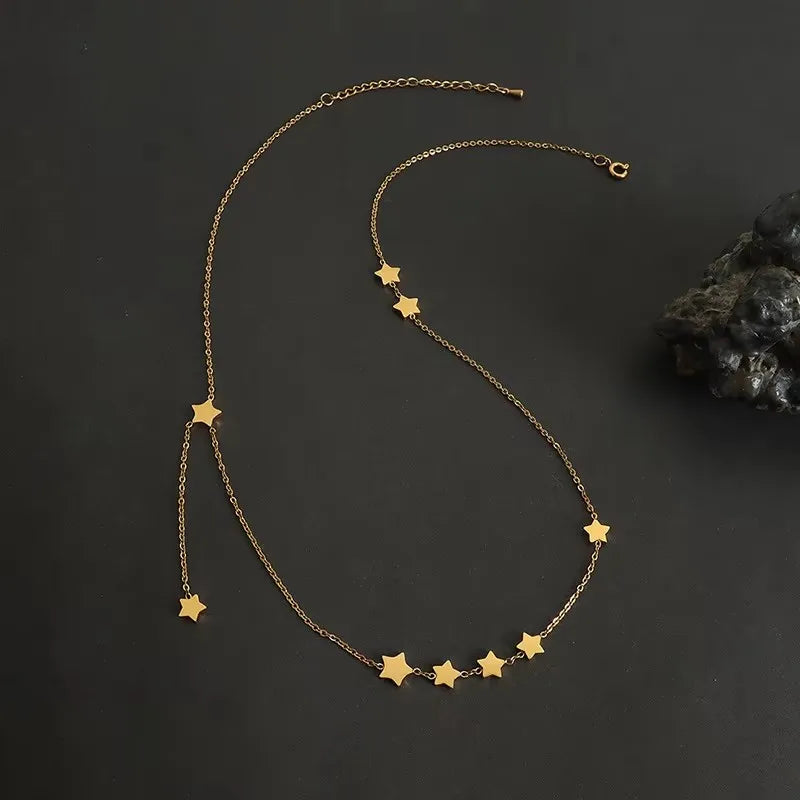 18K Gold-Plated Star Necklace