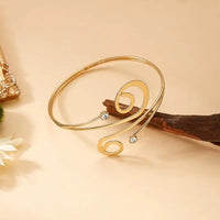 Rhinestone Music Note Arm Cuff
