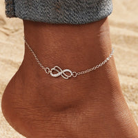 Infinity Zircon Anklet