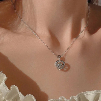Zircon Heart Necklace