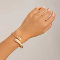 Gold Twisted Bangle