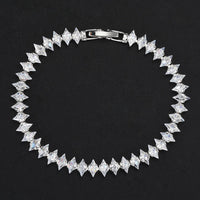 Cubic Zircon Hand Chain Crystal