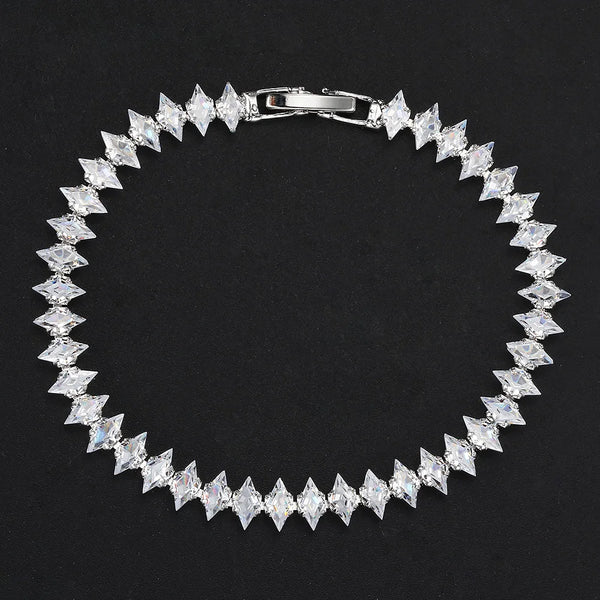 Cubic Zircon Hand Chain Crystal