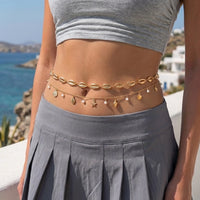 Shell Starfish Pearl Waist Chain