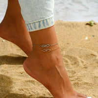 Infinity Zircon Anklet