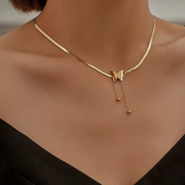 Chains Aesthetic Charms Choker Jewelry