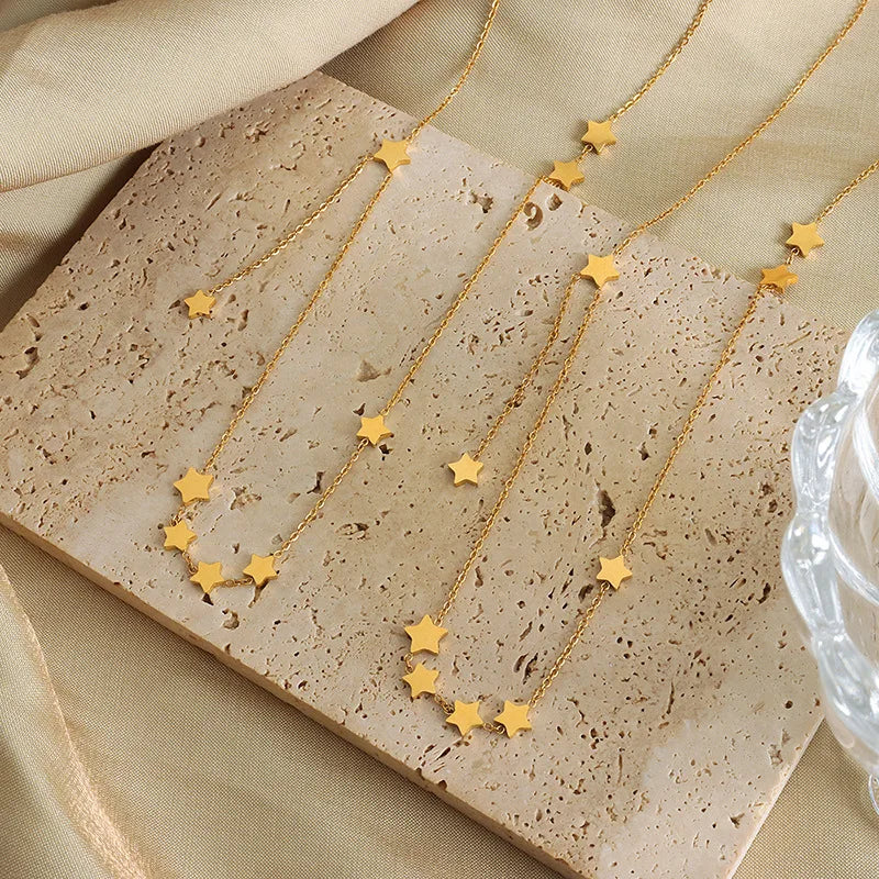 18K Gold-Plated Star Necklace