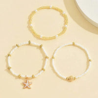 Shell Millet Bead Ankle Chain